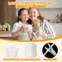 Eaasty 1000 Pcs 9" Plastic Straws Bulk clear Disposable Drinking Straws, 9 inches long x 0.2 inches diameter