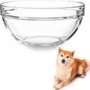 Replacement Glass Bowl for Feoyoho 7.2in Feeder Stand  60.9 oz / 7.5 Cups (Replacement Only), Dishwasher & Microwave Safe