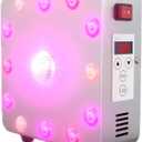 EMR-TEK Firewave | Red Light Therapy for Face & Body, Blend of Red (630nm 670nm) & Near-Infrared (830nm) Light | Portable LED Lamp for At-Home Skincare Wellness, Supports Recovery & Full-Body Sessions