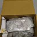 Altier 11" Wide Gold Christmas Tree Topper Bow 4 Tails Streamers with 3 Yards Long Each for Home Decoration Treetop Handmade Bow Ornament Holiday Party