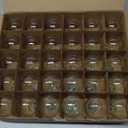 30 Pack S14 Outdoor String Light Bulbs Set orange, 120V 11W Clear Outdoor Patio Vintage Light Shatterproof Bulbs