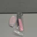 QBUC for Nissan Key fob Cover,Soft TPU 360Car Key Case Protector with Keychain Compatible with Altima Sentra Rogue Pathfinder Murano Armada Maxima Versa ect 5 Buttons Smart Keys(Pink)