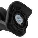 1 Pair Replacement Wheels 360 Swivel Suitcase Casters for Luggage Black (W293)