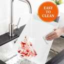 Serving Tray Platter, 5 Pcs Food Tray for Veggie Fruit Snack Dessert Cookie Cheese, Food Trays for Party Supplies Display, Plastic Platters for Serving Food, Large White Trays, BPA Free (16.0'' x 11'' (5 Pack))