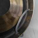Arborea Mini Chau Gong 6" Includes Stand & Mallet - Desktop Gong for Sound Healing & Home/Office
