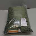 RYB HOME Olive Green Velvet Curtains 90 inches Long - Room Darkening Luxury Window Treatment Privacy Thermal Insulated Backdrops for Living Room, 52 inch x 90 inches, 2 Panels Set