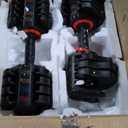 LEEKEY Adjustable Dumbbells, Dumbbells with Anti-Slip Handle for Exercise & Fitness Fast Adjust Weight, Innovative Workout Equipment, Dumbbell Set Adjustable Weight (22.5LB-1PAIR)