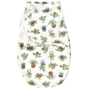 Hudson Baby Unisex Baby Plush Faux Fur Swaddle Wrap (0-3 Months, Plants) Hudson Baby Unisex Baby Plush Faux Fur Swaddle Wrap (0-3 Months, Plants)