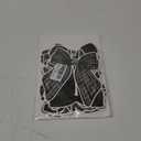 2Pcs Black Bow Party Garland Banner  Black Bow Banner 9.8ft Long Hanging Bunting with 16 Bows Pattern (5.9-7.1in Tall) for Birthday Parties, Graduation, Baby Shower, Bridal Shower & Wedding Decor