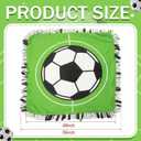Chumia 2 Pcs/1 Set Soccer Tie Blanket Kit No Sew Fleece Blanket Kit, 55'' X 55''