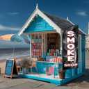 Smoke Feather Flag for Business Advertising 6 FT Swooper Flag for Storefronts Retailers Shops Food Trucks Events and Fairs (Flagpole Not Included)