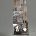 Hicarer High Torque Long Shaft Clock Movement Mechanism Clock Replacement Motor with 12 Inch Long Spade Hands (Gold)