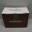 Momcozy Hip Seat Baby Carrier - Adjustable Waistband with Original 3D Belly Protector, Ergonomic Carrier with Various Pockets for Toddlers up to 45lbs (Grey, Medium 27-45IN)