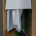 6FT Artificial Palm Tree, Tall Faux Palm Tree Indoor with Fake Plants Tall, Artificial Plants with Lifelike Leaves for Home Office Decor (White)