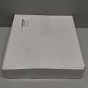 BESy 10 Inch Rain Shower Head, 10" Square Rainfall & High Pressure Stainless Steel Bath Showerhead, 1/16" Ultra Thin, Waterfall Full Body Coverage with Silicone Nozzle, Matte Black Finish