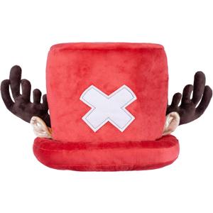 2 x One Piece Chopper Plush Hat, Soft and Cuddly. Fuzzy Antlers and Furry Ears. Perfect for Cosplay, Conventions, or Just Cozy Days at Home