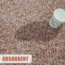 Yancorp Front Door Mat Indoor Entrance for Inside Entry 17" x 29.5" Non-Slip Welcome Mat Rubber Backing Dirt Resistant Absorbent Indoor Doormat for Entryways, Front Doors, Hallways, Orange Pink