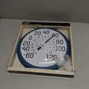 Taylor Big and Bold Wall Indoor Outdoor Thermometer, Easy to Read Numbers for Patio, Pool, and Indoor Areas 13.25 inch, Teal