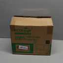 ECOLipak 100% Compostable 5 Compartment Plates, 125 Pack Disposable Paper Plates, Heavy-Duty Biodegradable Sugarcane Plates, Eco-Friendly School Lunch Trays (10.25 x 8.25 inch White 125pk)