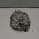 9" Natural Fluffy Human Hair Topper Short Curly Topper Pieces Clip in Human Hair Wig Grey Wavy Hair Wiglets for Women with Thinning Hair (9" No Part)