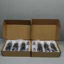 2 PACK Molimoli Soap Dispenser, Bathroom Soap Dispenser Set, Glass Dispenser, Soap Dispenser for Kitchen, Kitchen Soap Dispenser Pump, 500ml/16.9 Oz, Set of 6, Black