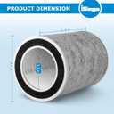 HP201 Air Purifier MAX Filter Compatible with Shark HP200 Series, HP201, HP202, HP302 & HC502 Air Purifier MAX, Part #HE2FKBAS, HE2FKBASMB, HE2FKPET, HE2FKPRO(2-Pack)