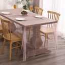 Pink Pearl Tablecloth Wedding Party Home Decor 55 x 120 inch