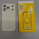 Ktele Magnetic for iPhone 17 Pro Case [Compatible with Magsafe] [Premium Silicone Satin-Smooth Touch] Slim Shockproof Anti-Scratch Microfiber Lining Case, 6.3 inch, Stone