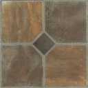 Nexus Self Adhesive 12-Inch Vinyl Floor Tiles, 20 Tiles - 12" x 12", Rustic Slate Pattern - Peel & Stick, DIY Flooring for Kitchen, Dining Room, Bedrooms & Bathrooms by Achim Home Decor