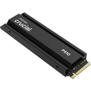 Crucial P510 PCIe Gen5 NVMe 2TB SSD with Heatsink, Up to 10,000MB/s, TLC NAND, Laptop & Desktop (PC) Compatible, for Gamers & Creatives, Solid State Drive  CT2000P510SSD5-01