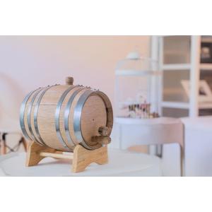 Oak Aging Barrels in 1, 2, 3, 5 Liter Perfect for Home Brewing & Spirit Aging American White Oak (10 liter (2.64 gal) Galvanized)