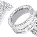 1797 Bling Accessories fit for Toyota RAV4 2024 2023 2022 2021 2020 2019 Interior AC Air Conditioning Gear Shift Knob Covers Crystal Decoration Pack of 3