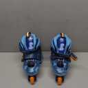 METROLLER Adjustable Kids Balance Roller Skates for Toddler Ages 3-6 Rainbow Unicorn Dinosaurs Illuminating Rollerskates for Girls Boys Ages 5-8 Three-Point Type Suitable for Beginners, XS, 25-28