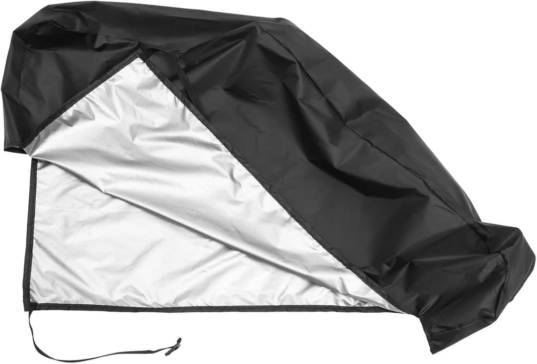 Trailer Hitch Cover 34X24X16 Inch Travel Trailer Tongue Jack Protector Waterproof Dustproof Rv Tow Hitch Cover for Car Caravan