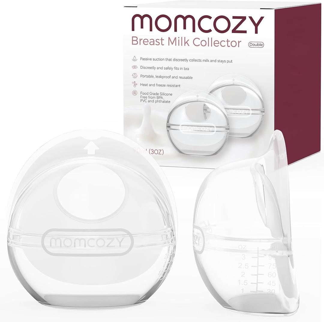 Momcozy Original Replacement Accessories for M5| M6| M9, FoodGrade Silicone & BPA Free, Original Breastfeeding Parts, Inserts 21mm, 4 Pack