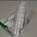 White Tension Curtain Rod for Windows 28 to 48 inch, Adjustable Expandable Pressure Spring Curtain Rod No Drilling, 7/8" Curtain Rod for Bedroom Doorway Closet Door