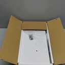 Fun Memories White Floating Shelves 16 Inch Long, 8 Deep Floating Shelf Wall Mounted, 16 x 8 Inch Wooden Bathroom Shelves, Deep Storage Shelves for Living Room, Kitchen, Set of 2