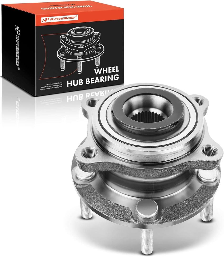 A-Premium Front Wheel Bearing and Hub Assembly with 5-Lug Compatible with Hyundai Sonata 2015-2019, Tucson 2016-2021, Veloster N 2020-2022, Nexo 2019-2023 & Kia Optima, Sportage, Cadenza