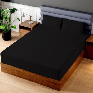 Superity Luxurious Hotel Quality King Fitted Sheet 100% Cotton Ultra Soft, Skin-Friendly & Hypoallergenic Deep Pocket Fits 16 Mattress Easy Care & Snug Fit (King Size - 78 x 80)