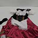 TOONRAIN Oktoberfest Costumes Women Authentic German Dirndl Dress Bavarian Style Beer Outfit, XS