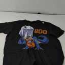 Ghost Dinosaur T rex Funny Boo Halloween Boys Men Pumpkin T-Shirt, Small