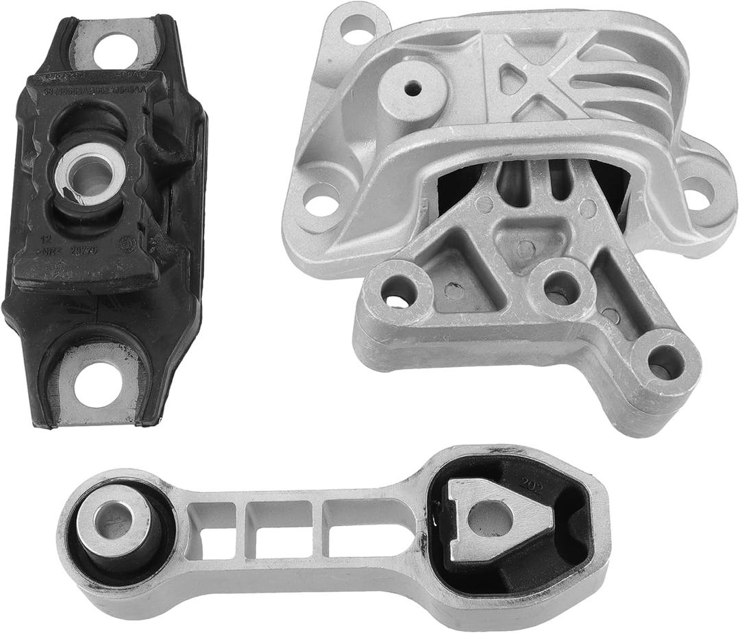 X AUTOHAUX 1 Set Car Engine Motor and Transmission Bracket for Fiat 500 1.4L 2012-2018 No.68073217AC/68073029AC/68073483AD