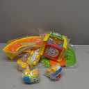 Marstone Toddler Toys for 1 2 Year Old Boys and Girls Gifts: Educational Elephant Slide with 4 Animal Car Toys for Baby 12-18 Months, First Birthday Gifts for Kids, Learning Push Truck Tracks Age 1-2