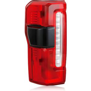 Halogena Tail Lights w/Blind Spot(Module NOT Included) Compatible with 2023-2025 Ford F250 F350 F450 Super Duty TailLight Rear Brake Lamp Signal Assembly Signal Left Driver Side PC3Z13405B