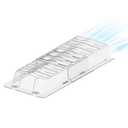 Sideways Magnetic Vent Extender for Under Furniture, Floor Resiter Vent Deflector Fits Vents 3" - 6" Wide (1PC)