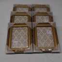 5x7 Picture Frame Gold Bulk - 6PCS Vintage Picture Frames And Tabletop Display, Ornate Photo Frame for Poster, 5x7 Gold Frames of 6