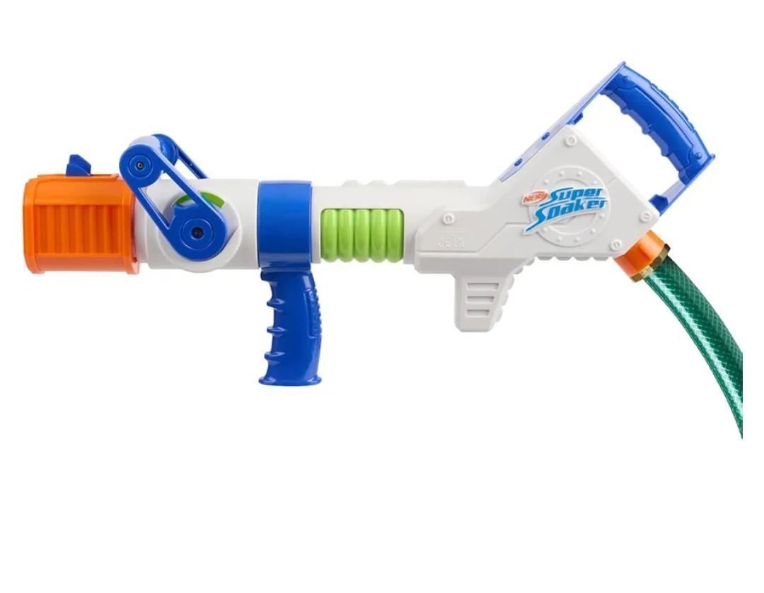 NERF Super Soaker Hydroburst Hose Blaster – Powerful Water Blaster Drenches Your Friends in Water