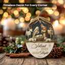 7 x Nativity Christmas Ornaments 2026 - Catholic Faith Idea Gifts for Christmas Tree, Christian Ornaments Keepsake, Religious Gifts for Women Christian, Family, Friend