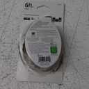 GE Digital Toslink Cable, Fiber Optic, 6 Foot Cable, Male to Male, PVC Jacket, 3.5mm Adapter for Portable Digital Equipment, for Home Theater, Sound Bar, TV, PS4, Xbox, PlayStation