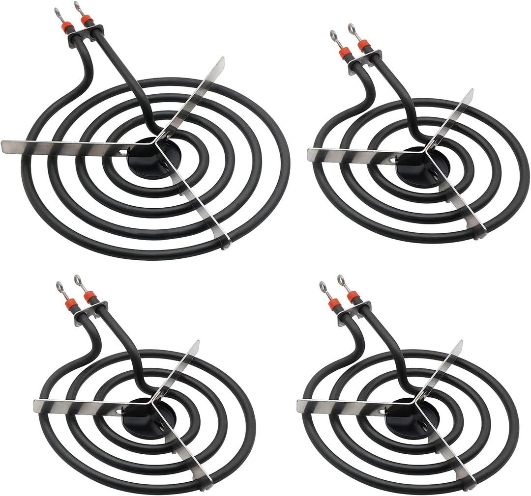 SP22YA Surface Burner Element Unit Set by SupHomie - Compatible with GE Hotpoint Range Stove - Includes 3 pcs WB30X254 6" and 1 pc WB30X253 8" (4 Pack)
